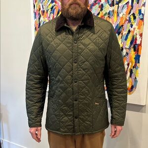 Barbour Green Quilted Men's Jacket